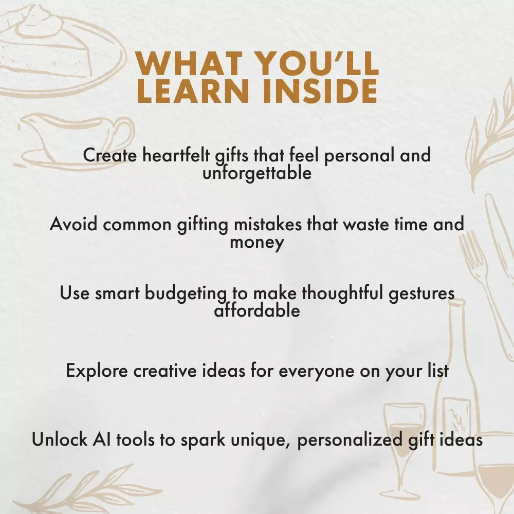 The Best Thanksgiving Gifts | eBook Guide for Finding the Best Gifts for Thanksgiving | Digital Download for Thoughtful Holiday Giving