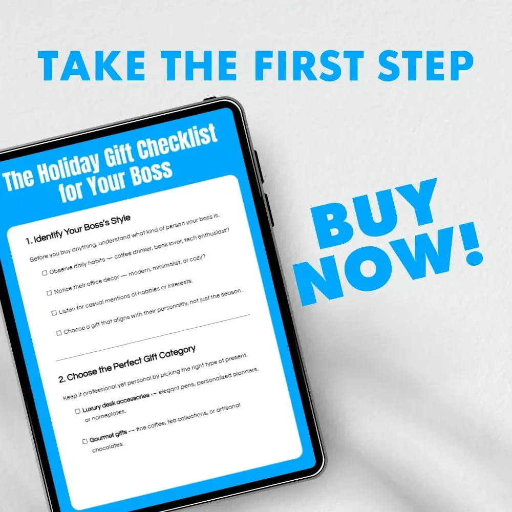 The Holiday Gift Checklist for Your Boss: Perfect Gift Ideas for Your Boss This Holiday Season