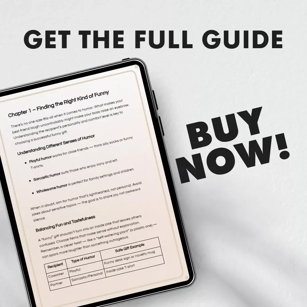 Gifts That Make Them Giggle – The Ultimate Guide to Funny Holiday Gifts
