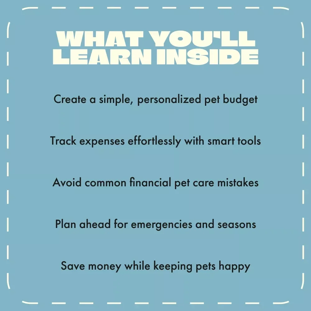 Smart Spending for Pet Parents | Budget Planner Guide for Pet Owners | Digital Download eBook & Printable Checklist | AI Tools for Smarter Pet Budgeting