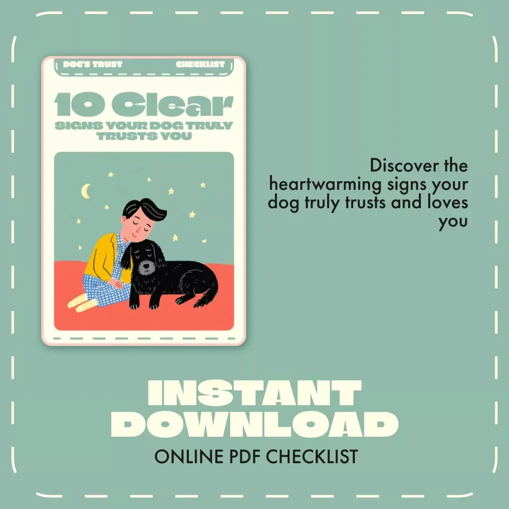 10 Clear Signs Your Dog Truly Trusts You | Printable Pet Owner Checklist | Digital Download | Learn the Signs a Dog Trusts You | Dog Bonding & Training Guide