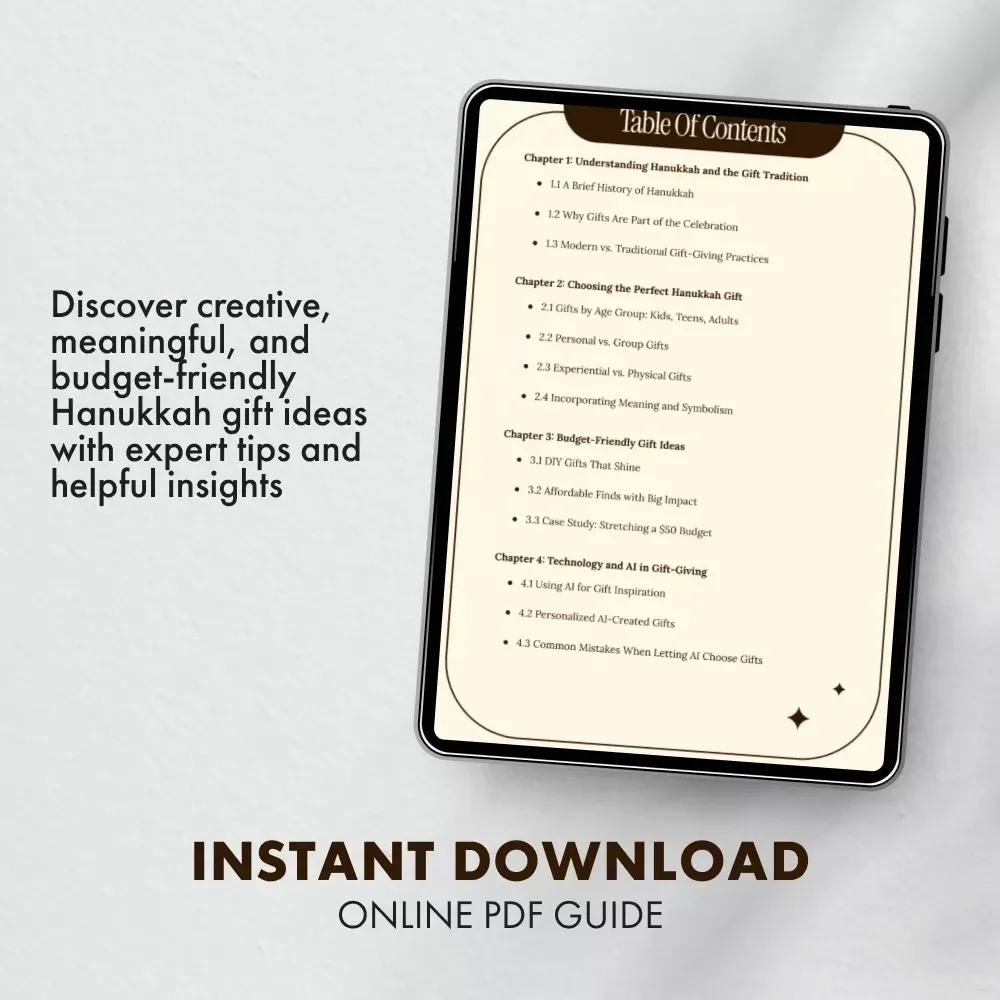 Bright Ideas for Hanukkah Gifts: The Ultimate Guide to Meaningful & Creative Gift-Giving