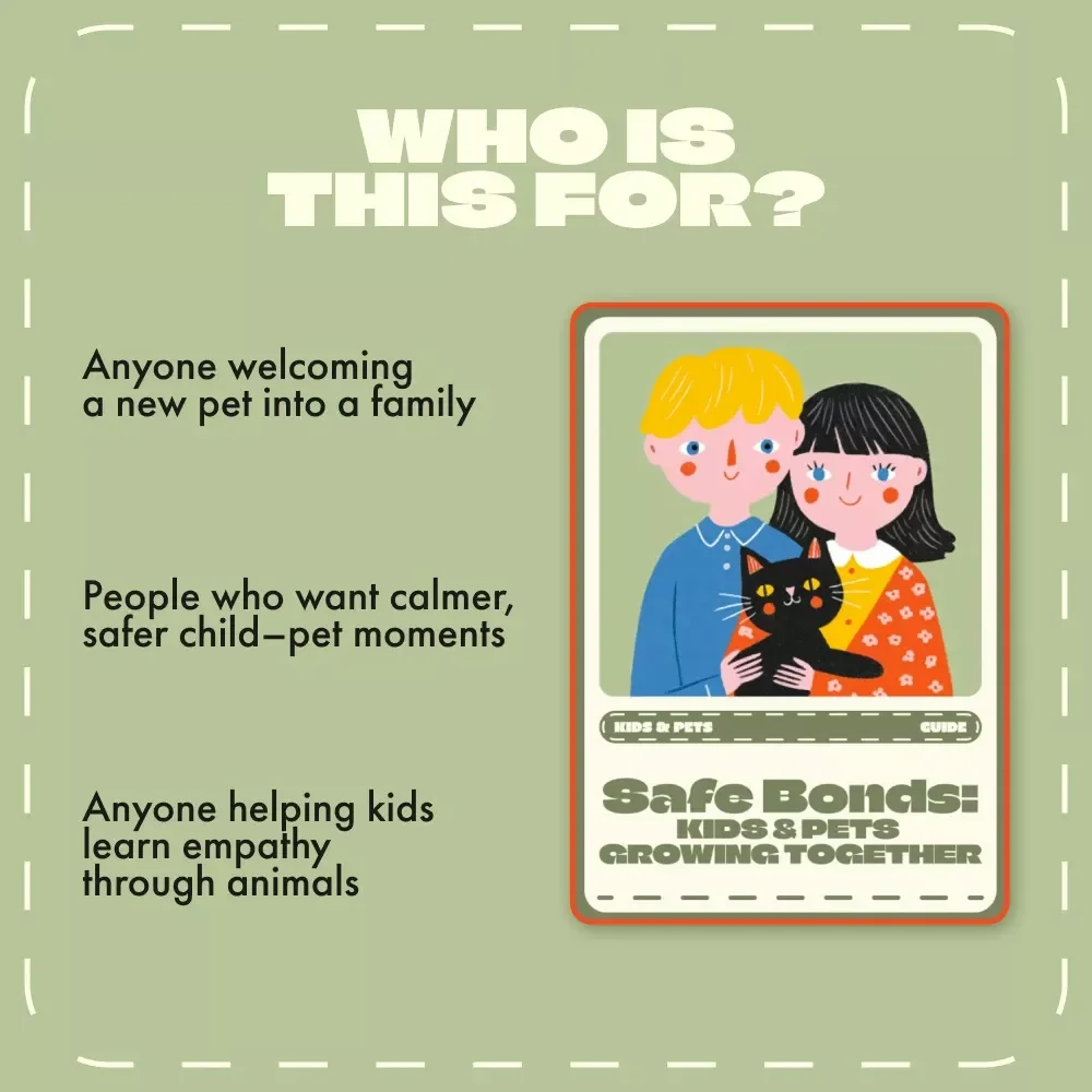 Safe Bonds: Kids & Pets Growing Together | Digital Guide on How to Introduce Pets to Children Safely | Parenting eBook for Harmony and Trust