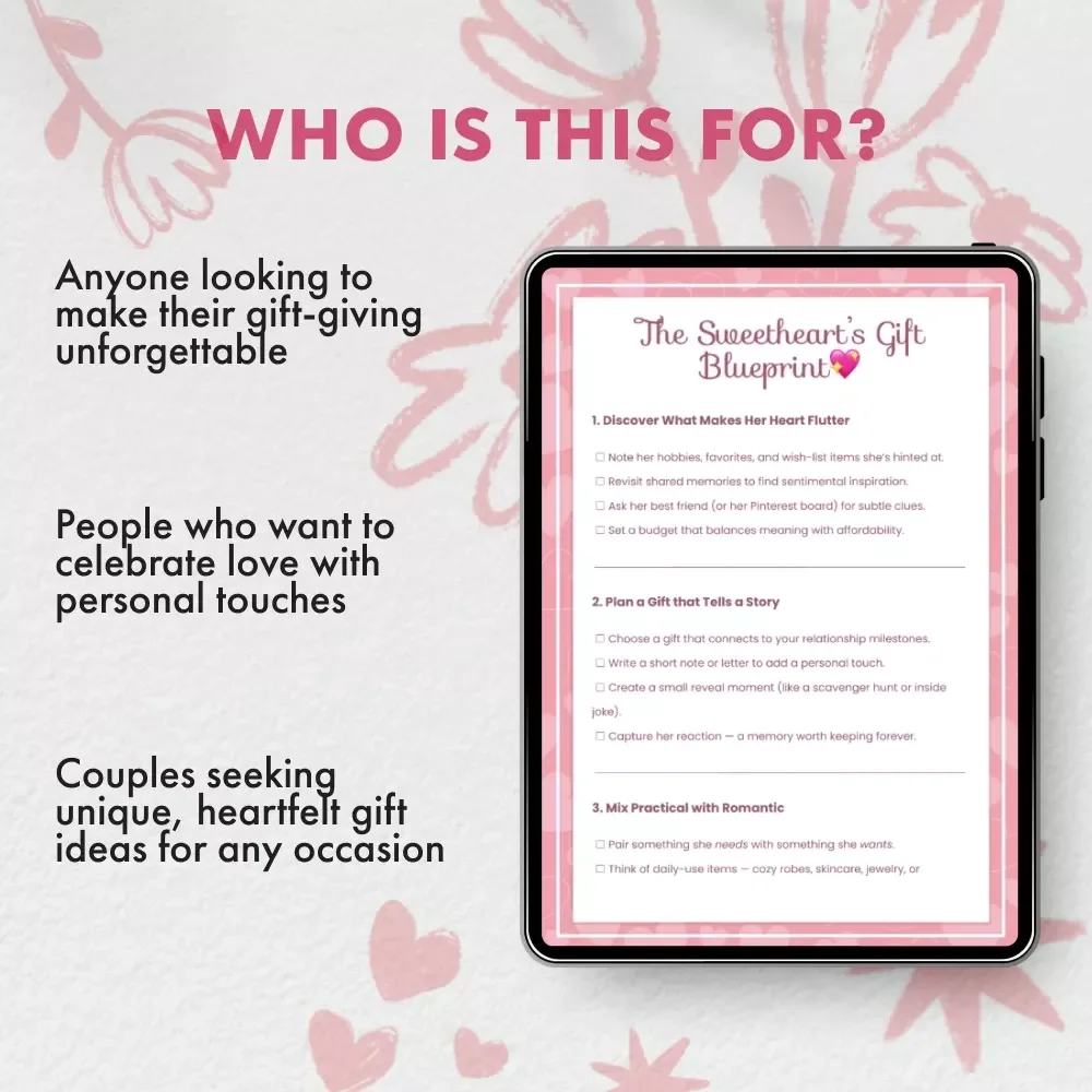 The Sweetheart’s Gift Blueprint: The Ultimate Guide to Crafting the Perfect Personalized Gift for Her