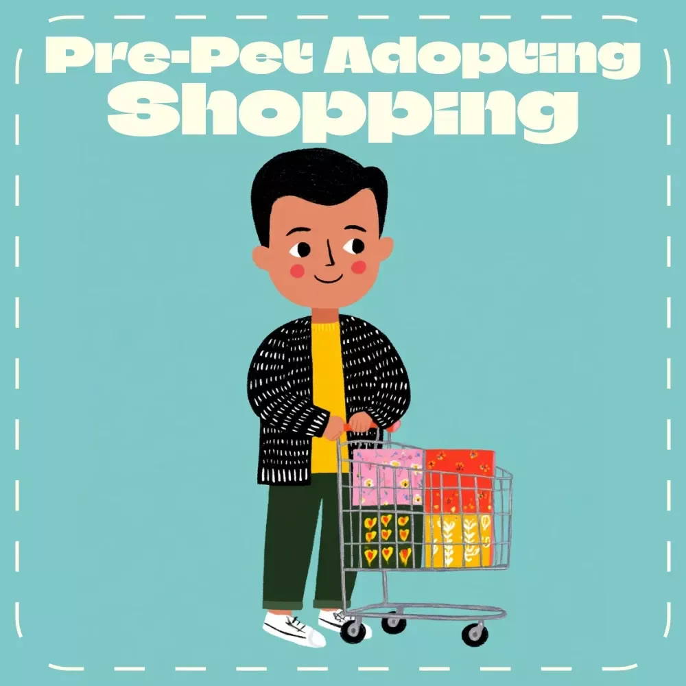 Complete Pre-Pet Adopting Shopping Guide | Digital eBook for New Pet Owners | What to Buy Before Bringing a Pet Home | Printable Checklist & AI Pet Prep Tips