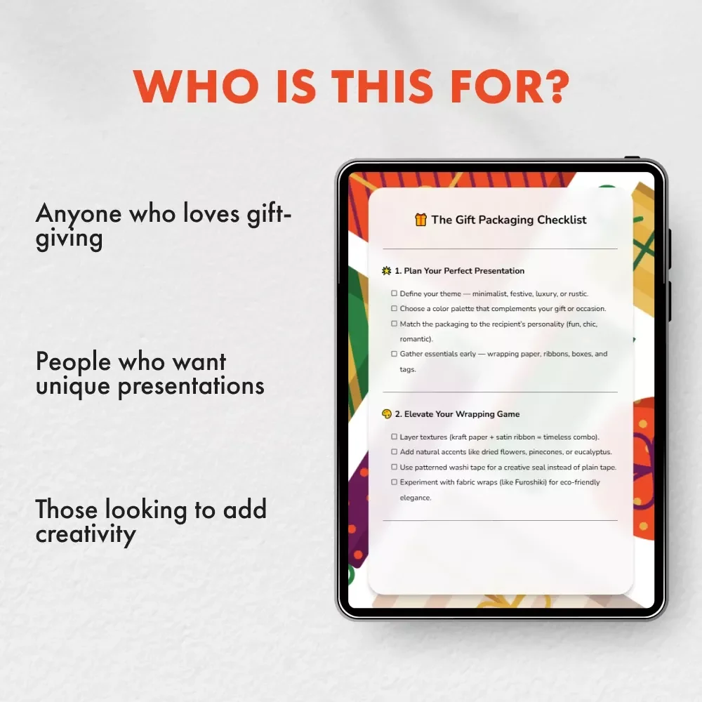 The Gift Packaging Checklist: Creative Gift Packaging Ideas for Every Occasion