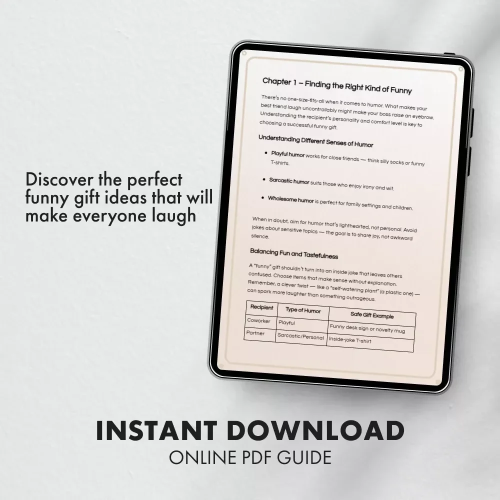 Gifts That Make Them Giggle – The Ultimate Guide to Funny Holiday Gifts