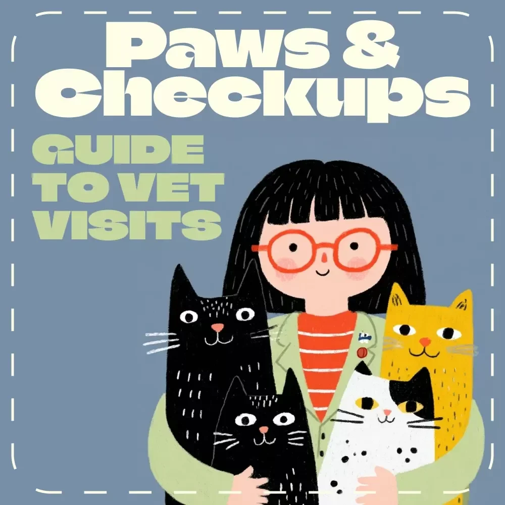 Paws & Checkups: Your Simple Guide to Vet Visits | Digital Pet Care Guide for Responsible Owners | How Often to Visit the Vet eBook