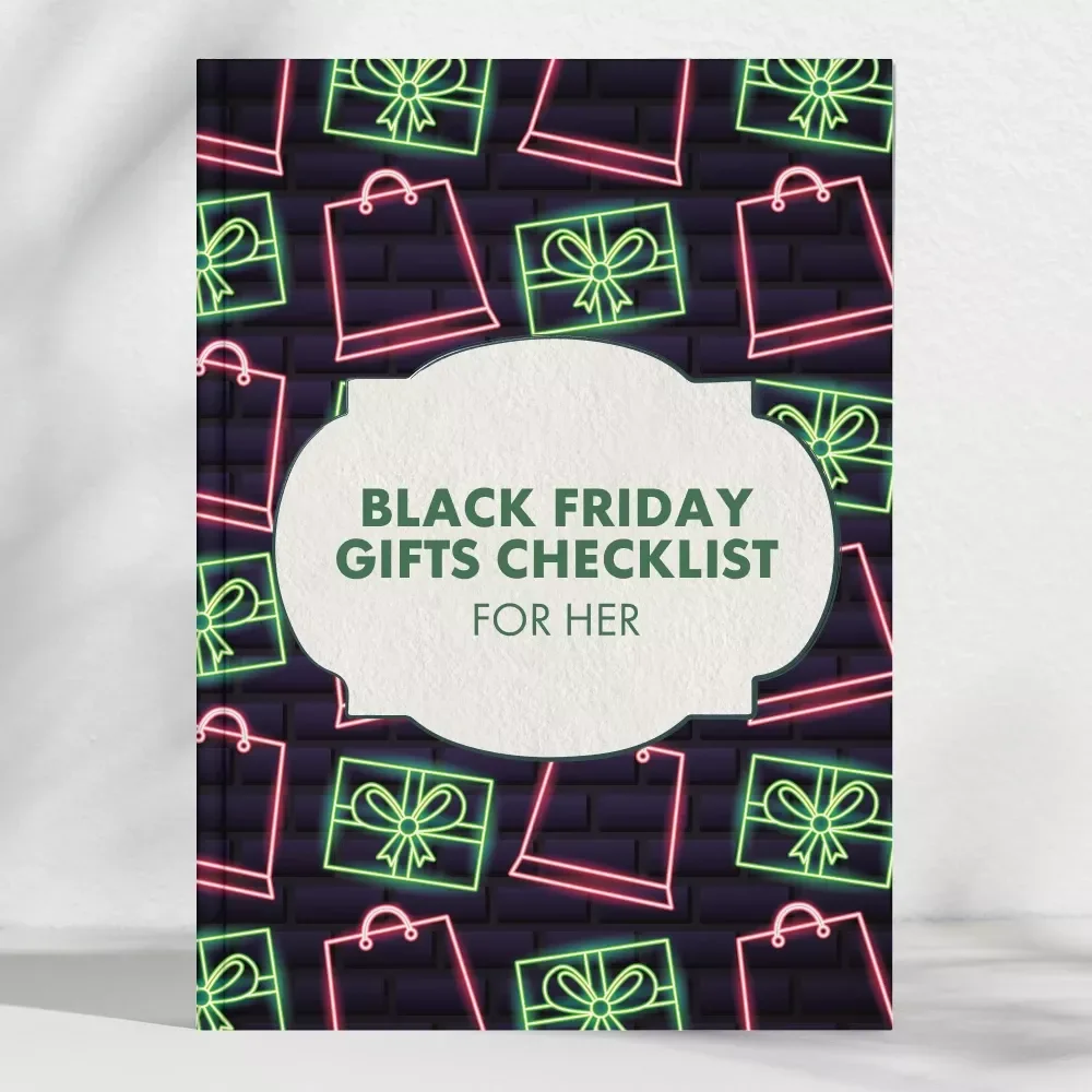 Black Friday Gifts for Her Checklist | Printable Holiday Shopping Planner | Digital Download Guide for Gift Ideas, Organization & Budgeting