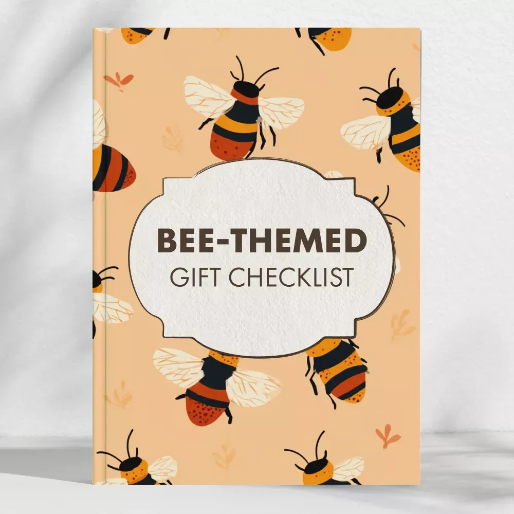 Bee-Themed Gift Checklist | Printable Bee Lover Guide | Digital Download for Bee-Themed Gifts, Gift Planning, and Inspiration