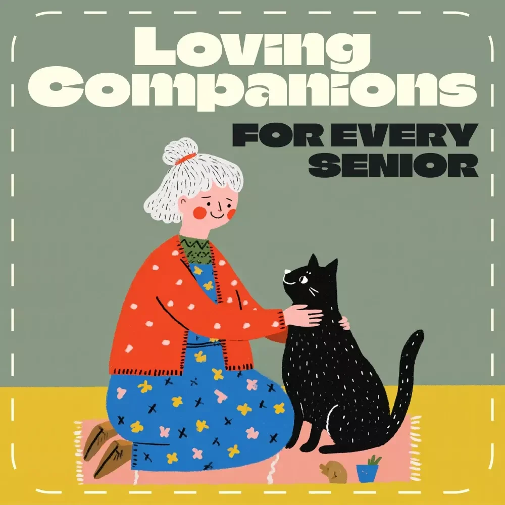 Loving Companions for Every Senior | Digital Guide for Senior Pet Owners | eBook on Choosing, Caring & Connecting with Pets | Pet Companionship, AI Pet Care Tips & Emotional Wellness
