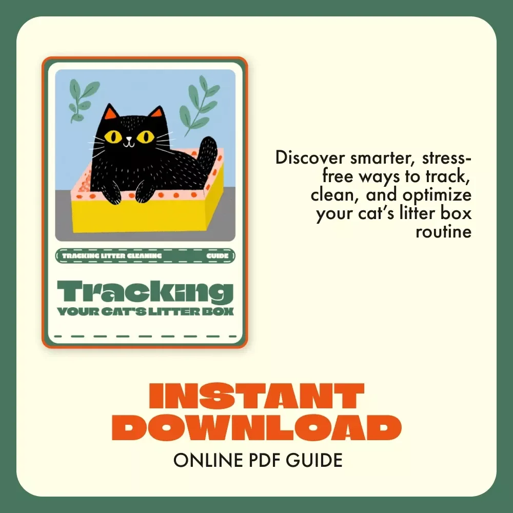 Tracking Your Cat’s Litter Box | Digital Cat Care Guide for tracking litter cleaning | Smart Litter Box Tracking, Cleaning Routine & AI Monitoring Tips | Printable & Downloadable PDF