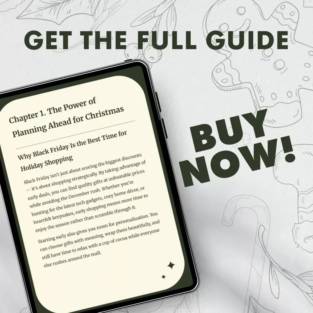 Black Friday Christmas Gifts That Spread Joy and Save Money | Holiday Shopping Guide for Smart, Meaningful Gifting | Digital Download for Budget-Friendly Christmas Planning