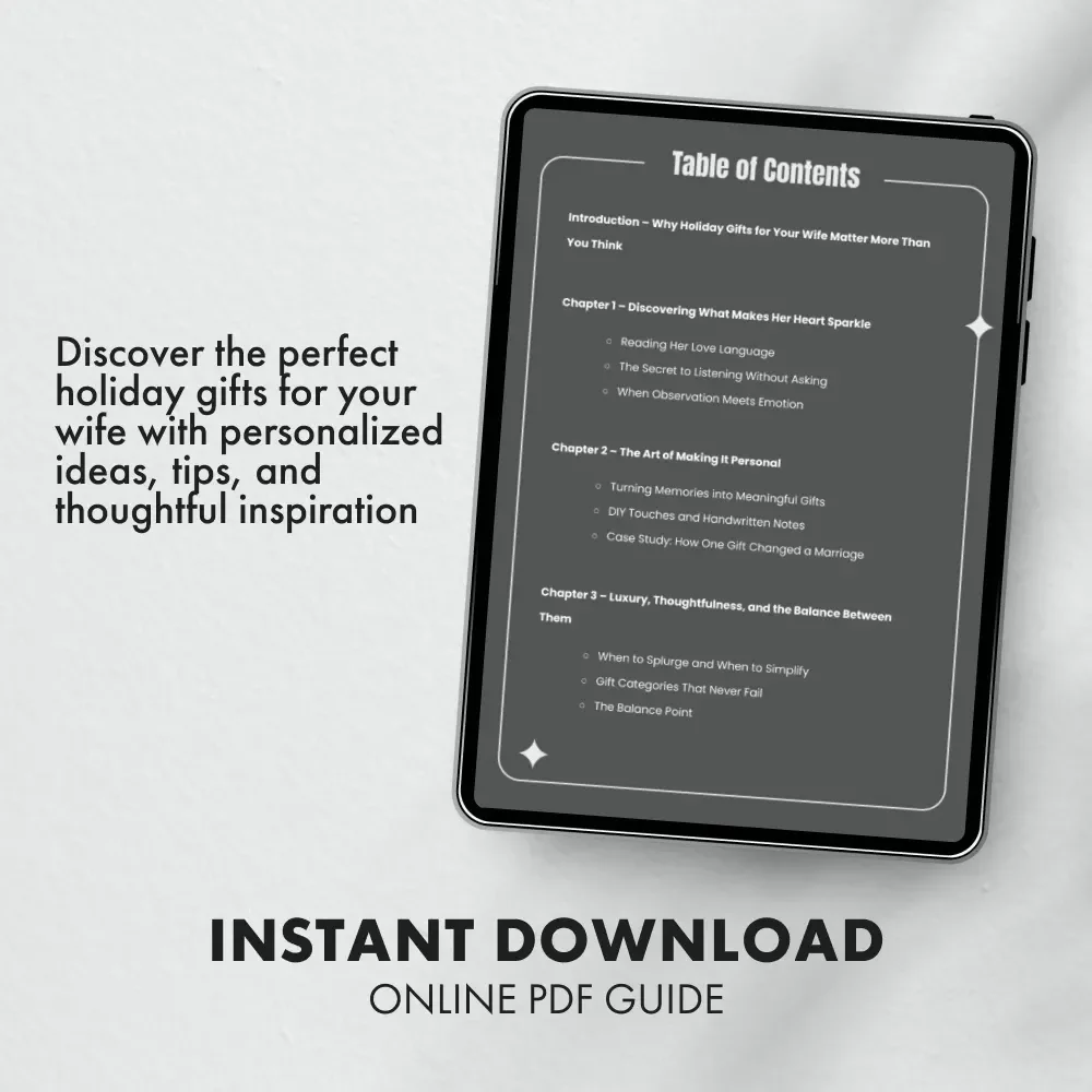 Meaningful Holiday Gifts for Your Wife: A Thoughtful Digital Guide to Memorable Presents