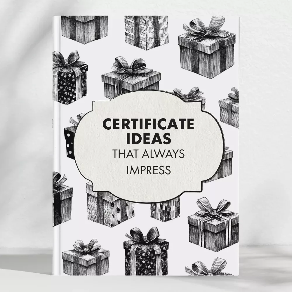 Inspiring Certificate Ideas That Always Impress – Gift Certificate Ideas eBook