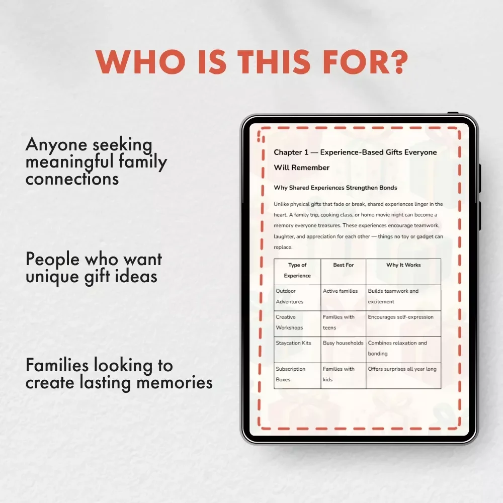 Gifts That Bring Everyone Together: Whole Family Gift Ideas for Lasting Memories