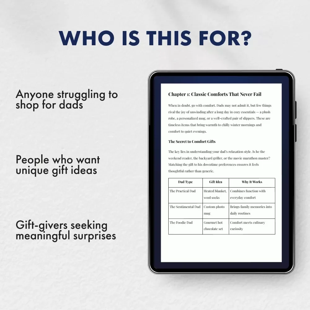 Holiday Dad-Approved Surprises: Ultimate Guide to Holiday Gifts for Dad – Digital Download