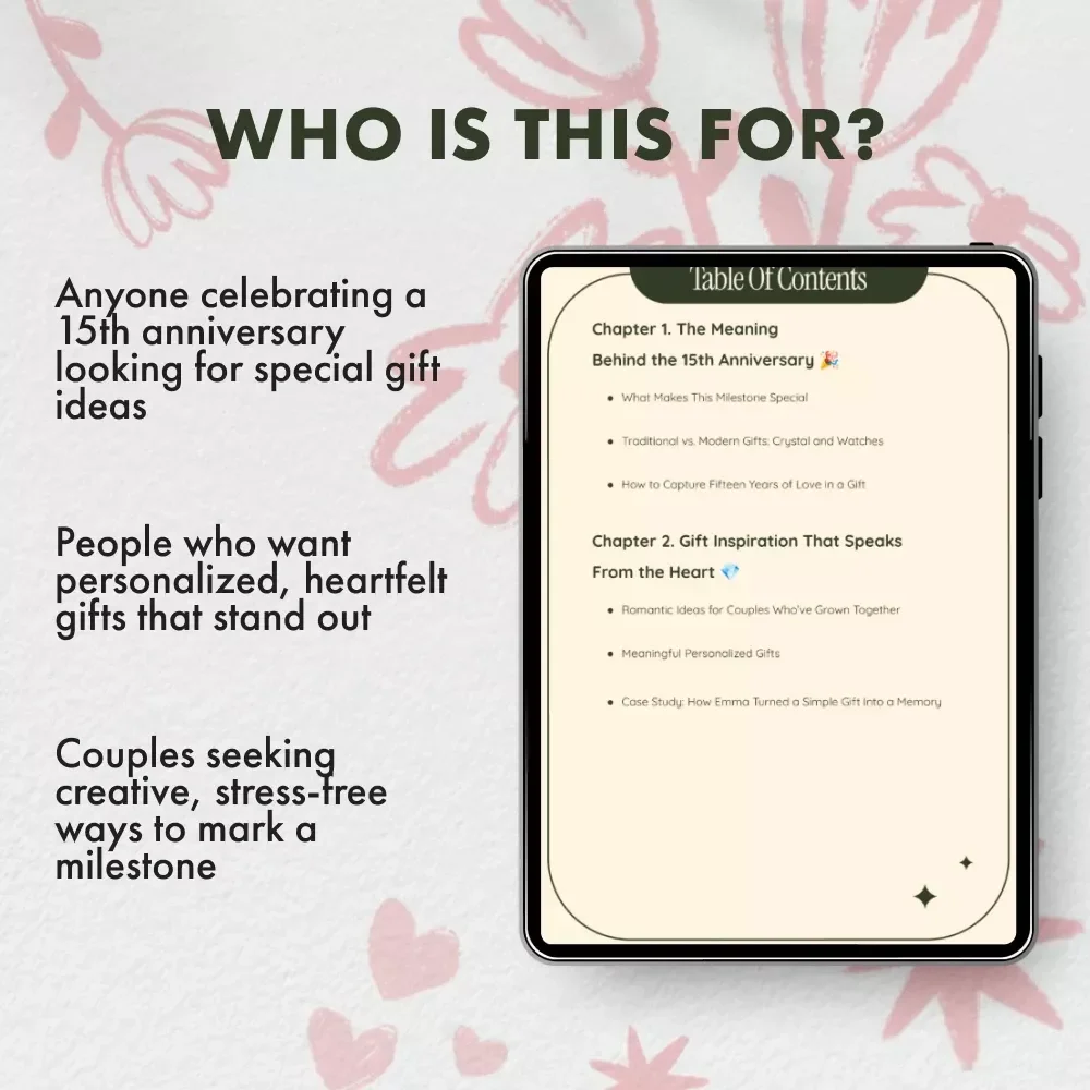 Forever, But Make It Thoughtful: The Ultimate 15th Anniversary Gift Guide & eBook