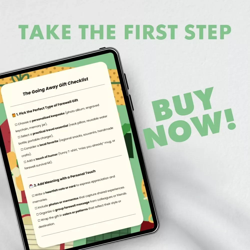 The Going Away Gift Checklist: Thoughtful Farewell Gift Ideas for Every Occasion