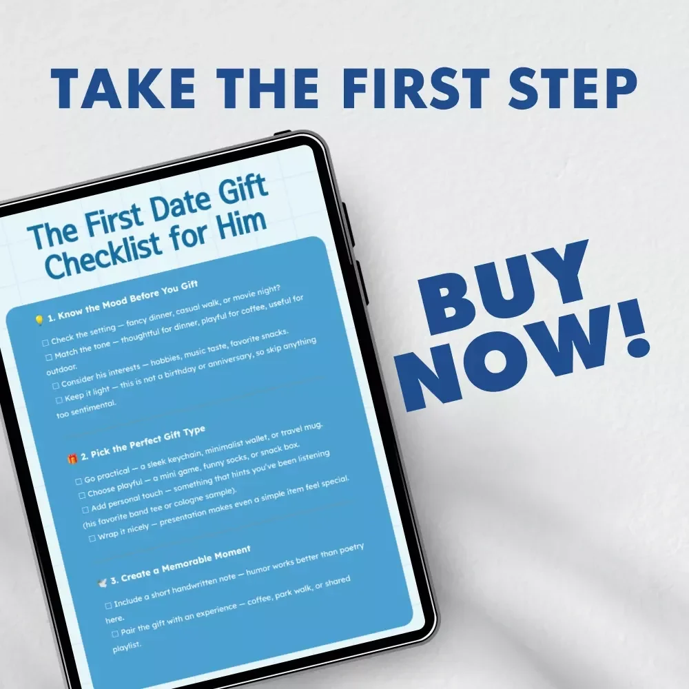 The First Date Gift Checklist for Him: Perfect First Date Gifts for Him
