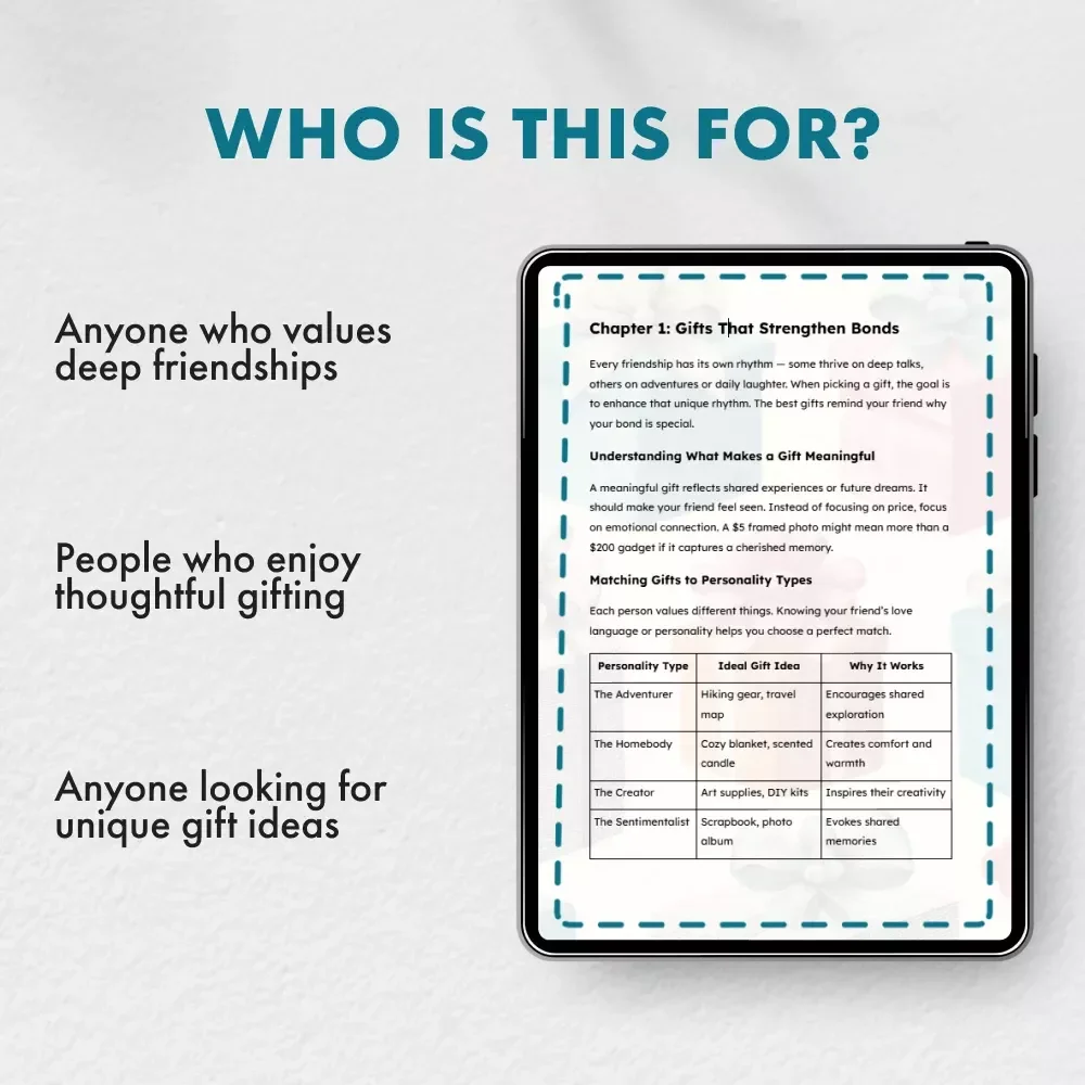 Gifts That Speak Friendship: Heartfelt Friendship Gift Ideas for Every Connection