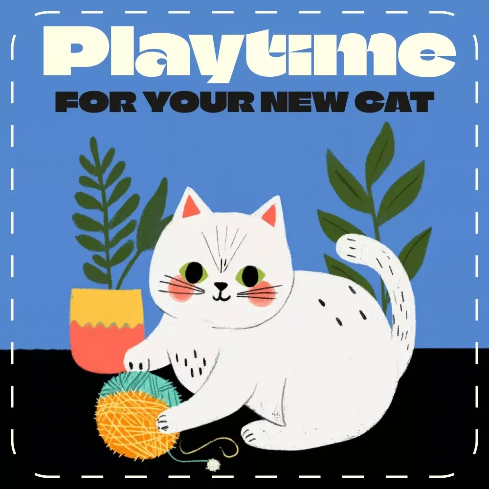 Playtime for Your New Cat | Cat Enrichment Guide, Feline Bonding Checklist, Digital Download for New Cat Owners, Interactive Play Tips eBook