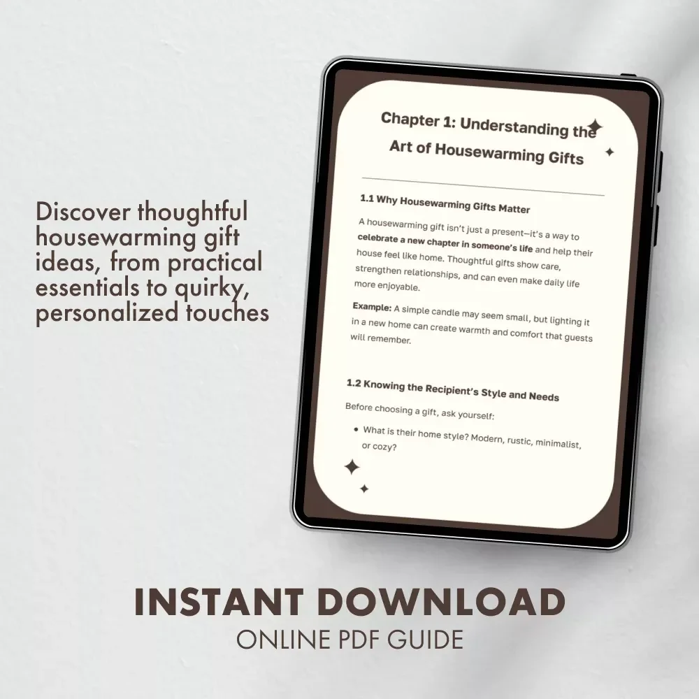 Housewarming Gift Guide: Unique and Practical Gift Ideas for Every Home