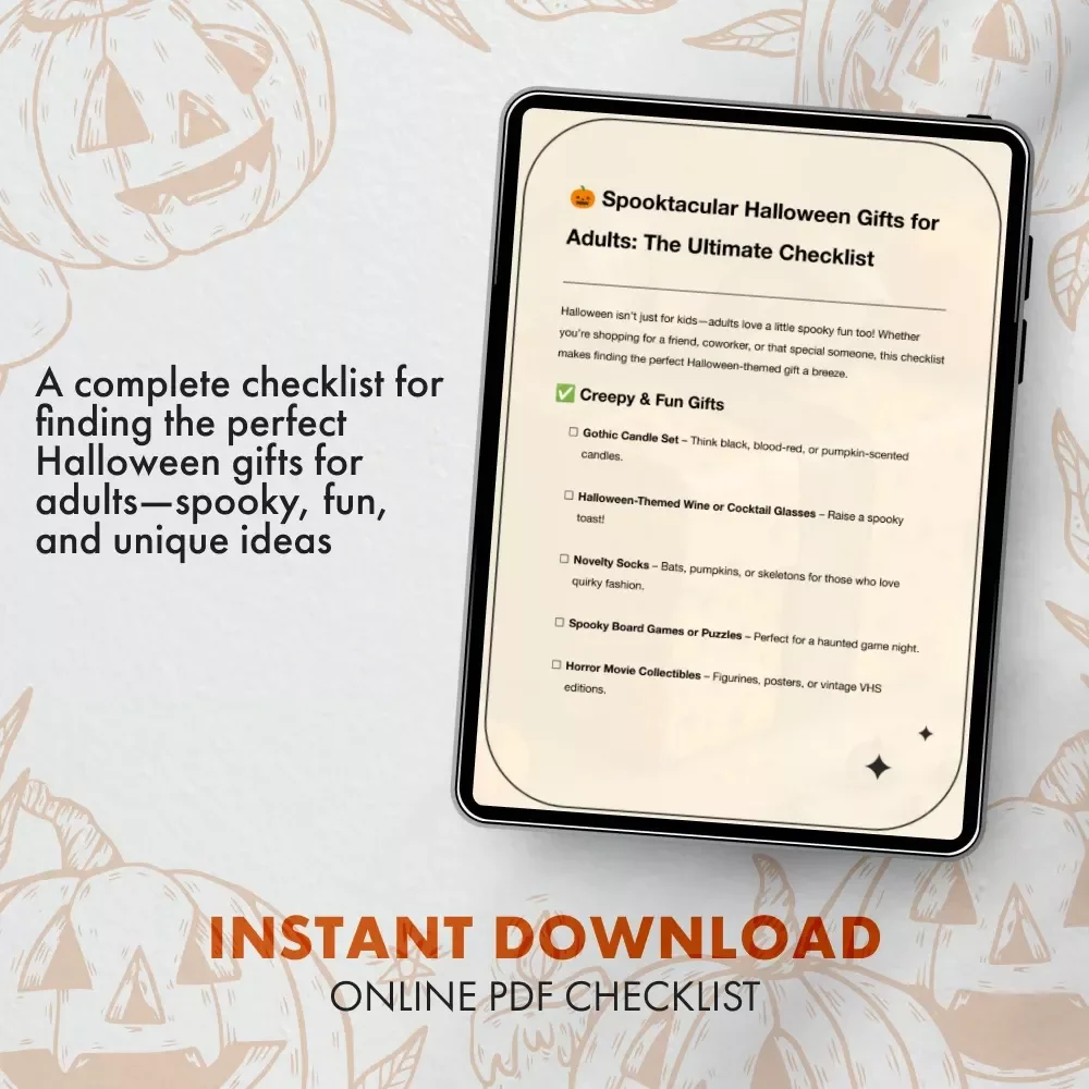 Spooktacular Halloween Gifts for Adults: The Ultimate Checklist - Spooky Gift Guide for All Ages