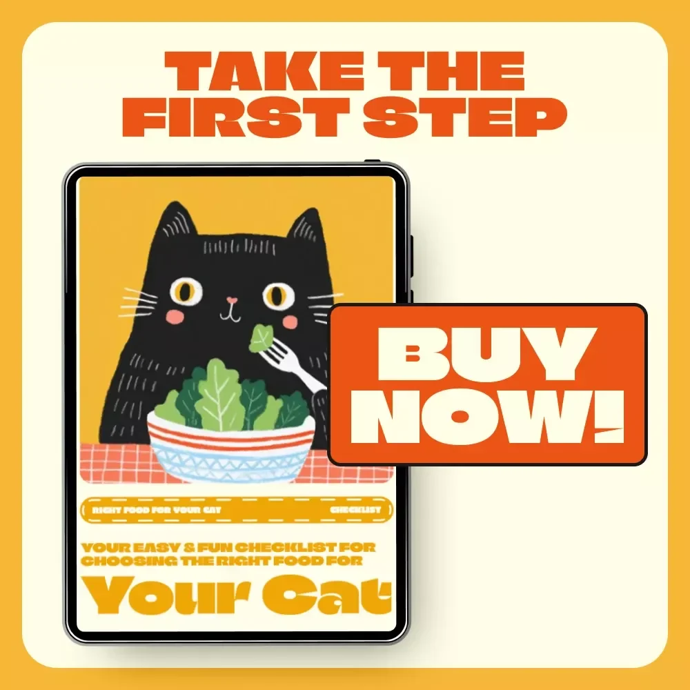 Your Easy & Fun Checklist for Choosing the Right Food for Your Cat | Printable Guide on How to Pick the Right Food for My Cat | Cat Nutrition & Feeding Made Simple