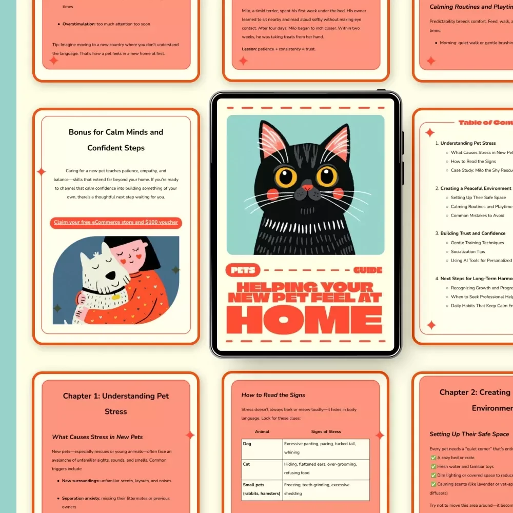 Helping Your New Pet Feel at Home | Ultimate Guide to How to Reduce Stress in New Pets | Calming, Trust-Building & Confidence Tips for Happy Homes