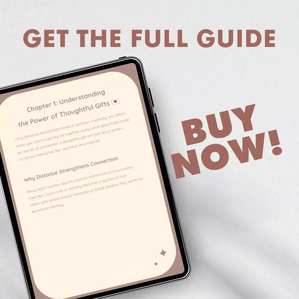 Heartfelt Surprises Across the Miles - Gifts for Long Distance Girlfriend Guide, eBook & Checklist