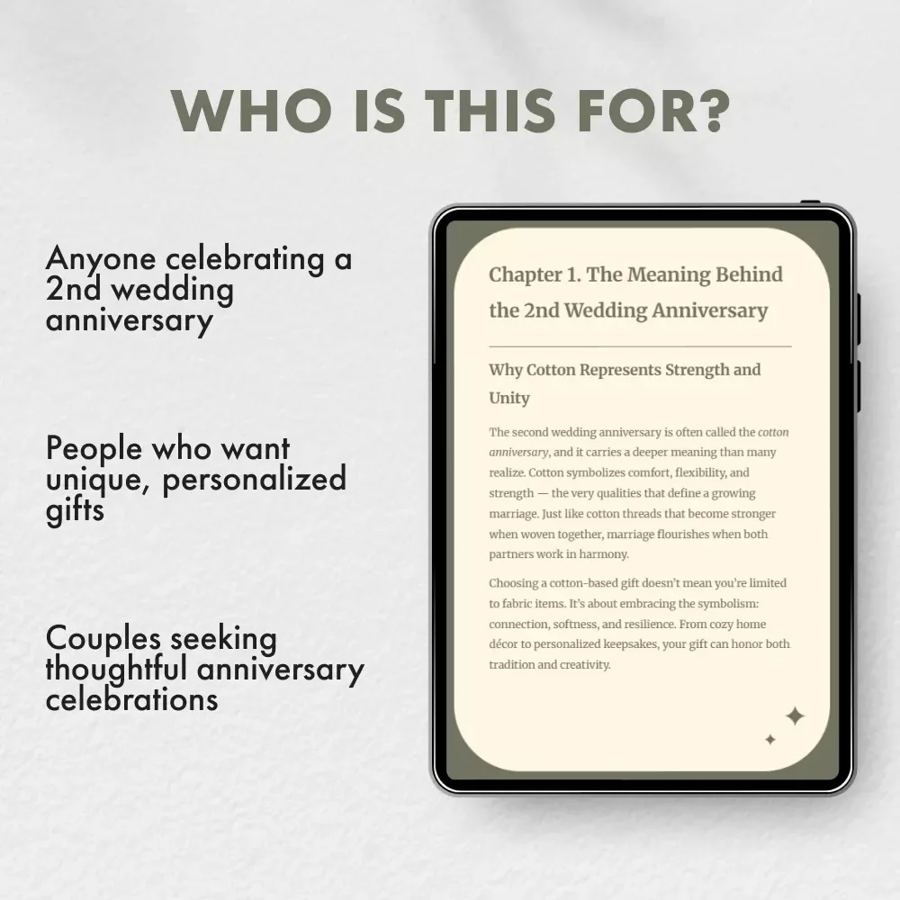 2nd Wedding Anniversary Gift Ideas for Lasting Love - Thoughtful & Creative Digital Guide for Perfect Anniversary Gifts