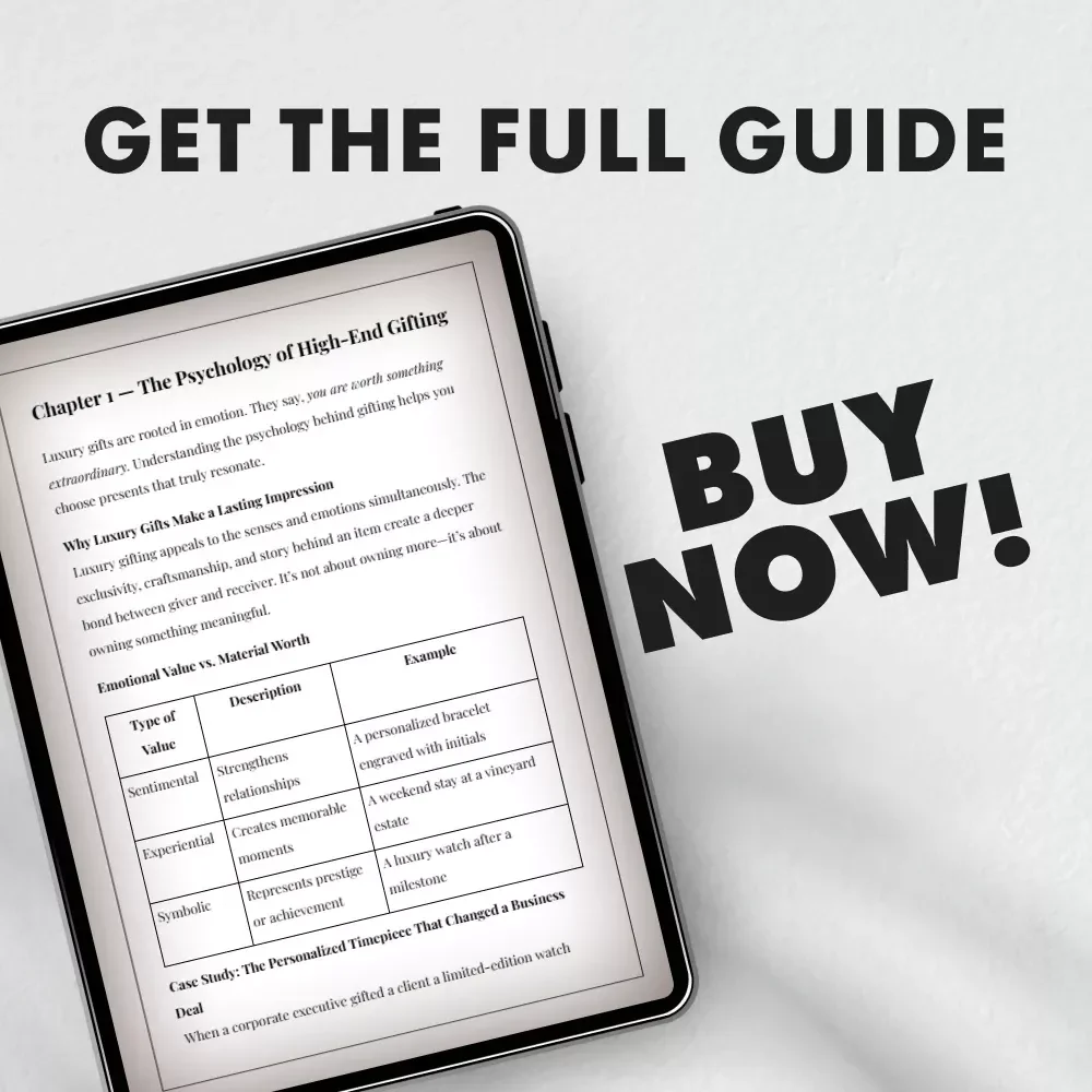 Gifts That Whisper Luxury: A Guide to High-End Holiday Gifting