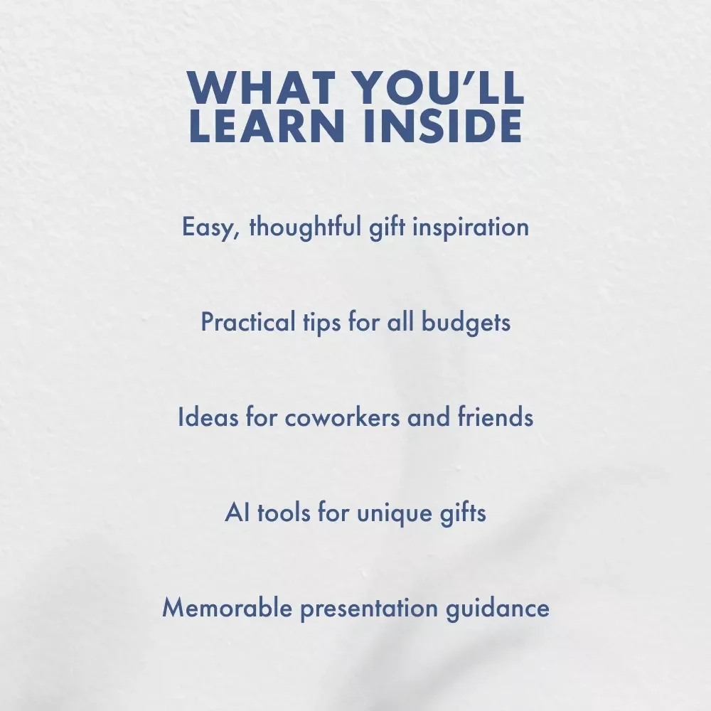 Parting Presents: Thoughtful Farewell Gifts | Ultimate Guide to Farewell Gift Ideas for Friends, Colleagues & Loved Ones | Digital Download eBook for Memorable Goodbyes