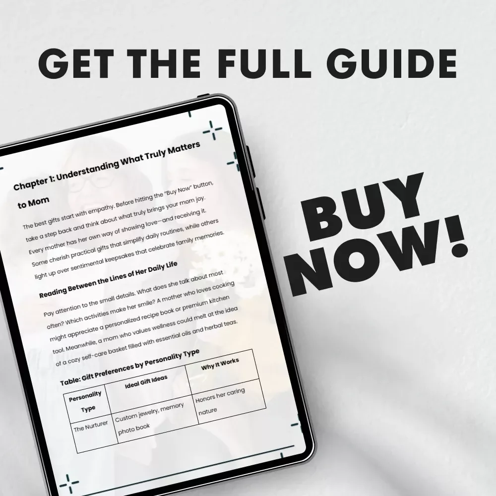 Heartfelt Surprises Mom Will Never Forget - Holiday Gifts for Mom Guide