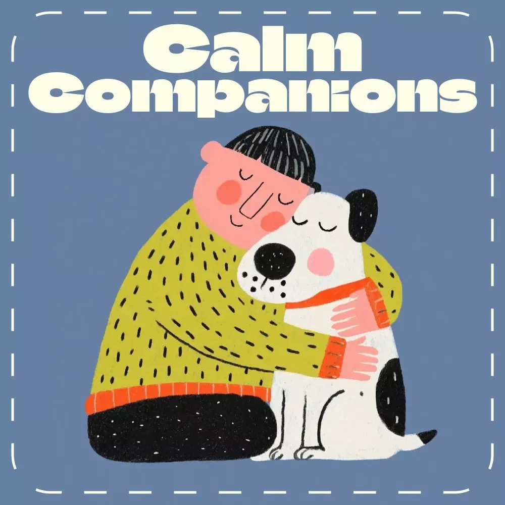 Calm Companions Checklist | Printable Digital Download for Calming a Nervous Dog | Gentle Anxiety Relief Guide for Pet Parents