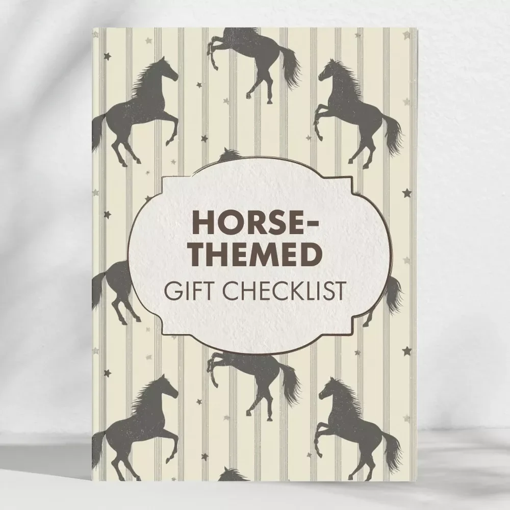 Horse-Themed Gift Checklist | Ultimate Digital Guide for Horse Lovers | Equestrian Gift Ideas, Horse-Themed Gifts & Printable Gift Planner