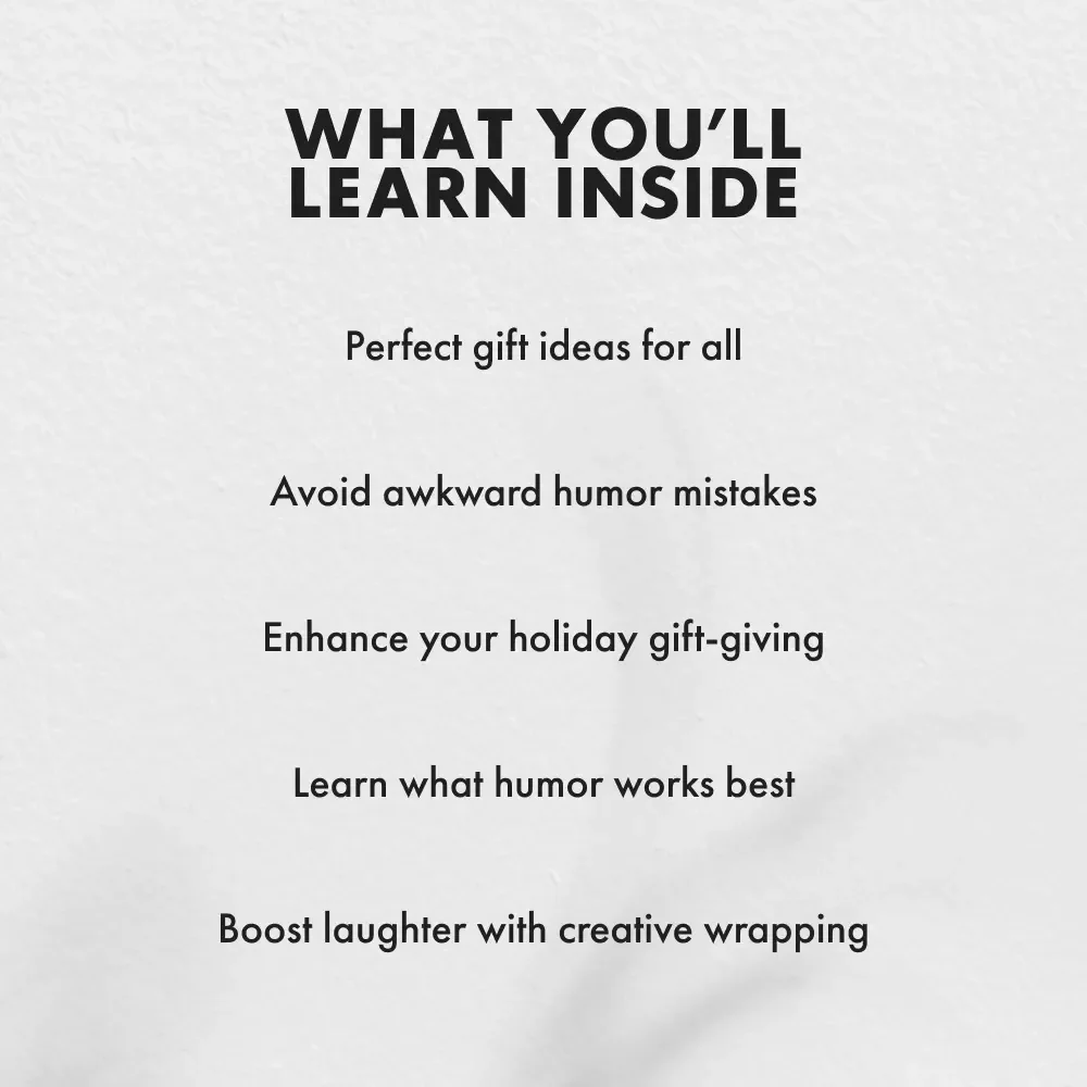 Gifts That Make Them Giggle – The Ultimate Guide to Funny Holiday Gifts