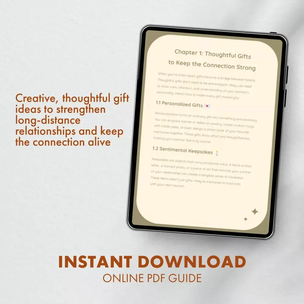 Meaningful Moments Across Miles: The Ultimate eBook for Long Distance Relationship Gifts