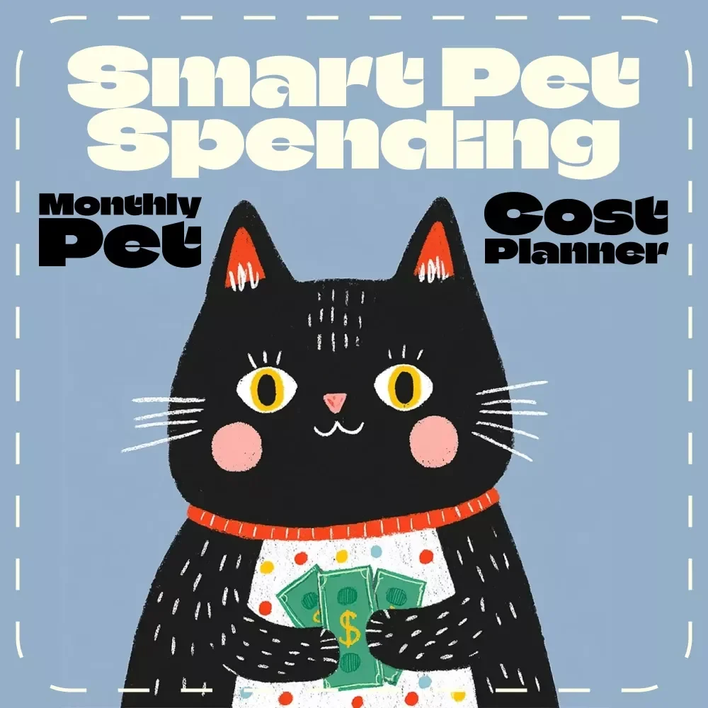 Smart Pet Spending: Monthly Cost Planner | Digital eBook Guide for Pet Owners | Budgeting, AI Tools & Monthly Pet Cost Planner for Dogs, Cats & More
