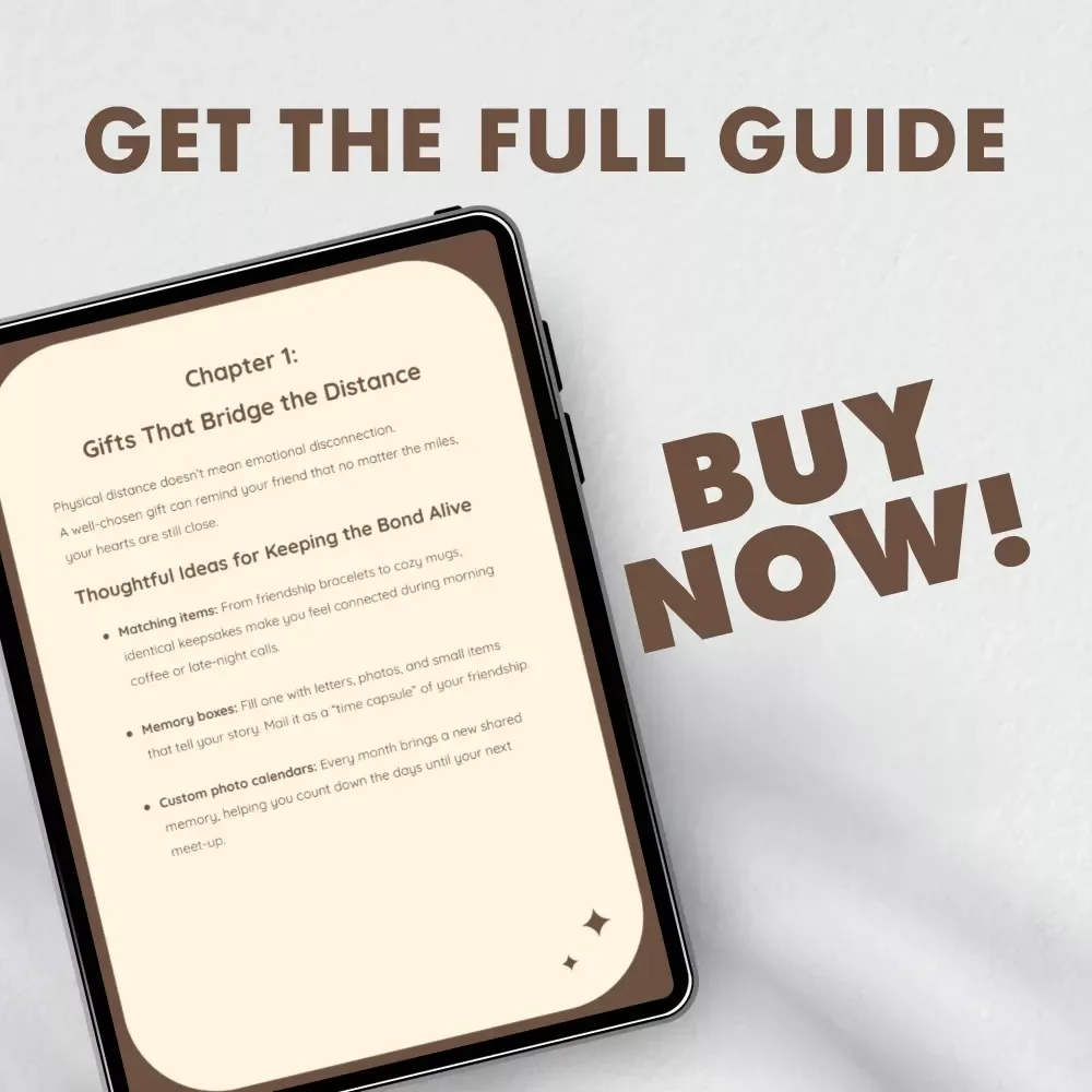 Together Apart: The Ultimate Guide for Long Distance Friendship Gifts
