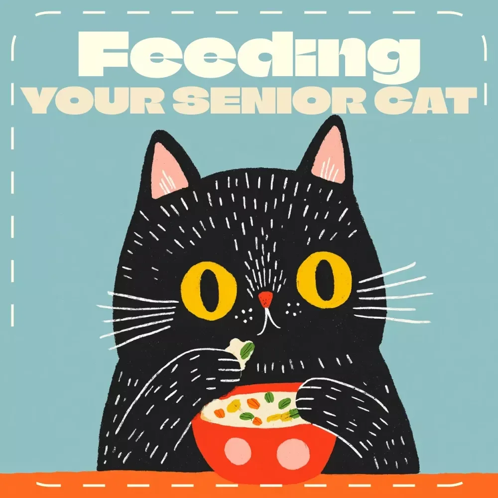 Essential Tips for Feeding Your Senior Cat | eBook for Pet Owners | Digital Download Guide with Nutritional Advice, Feeding Strategies & Checklists