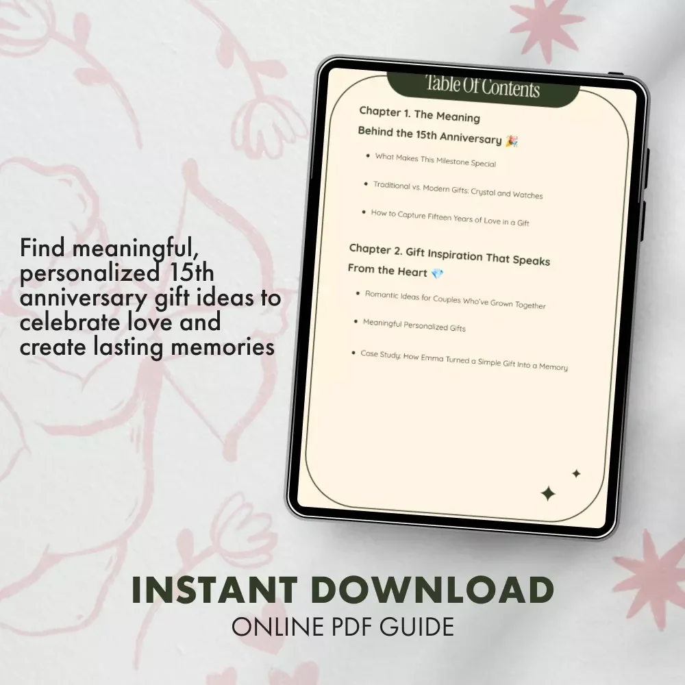 Forever, But Make It Thoughtful: The Ultimate 15th Anniversary Gift Guide & eBook