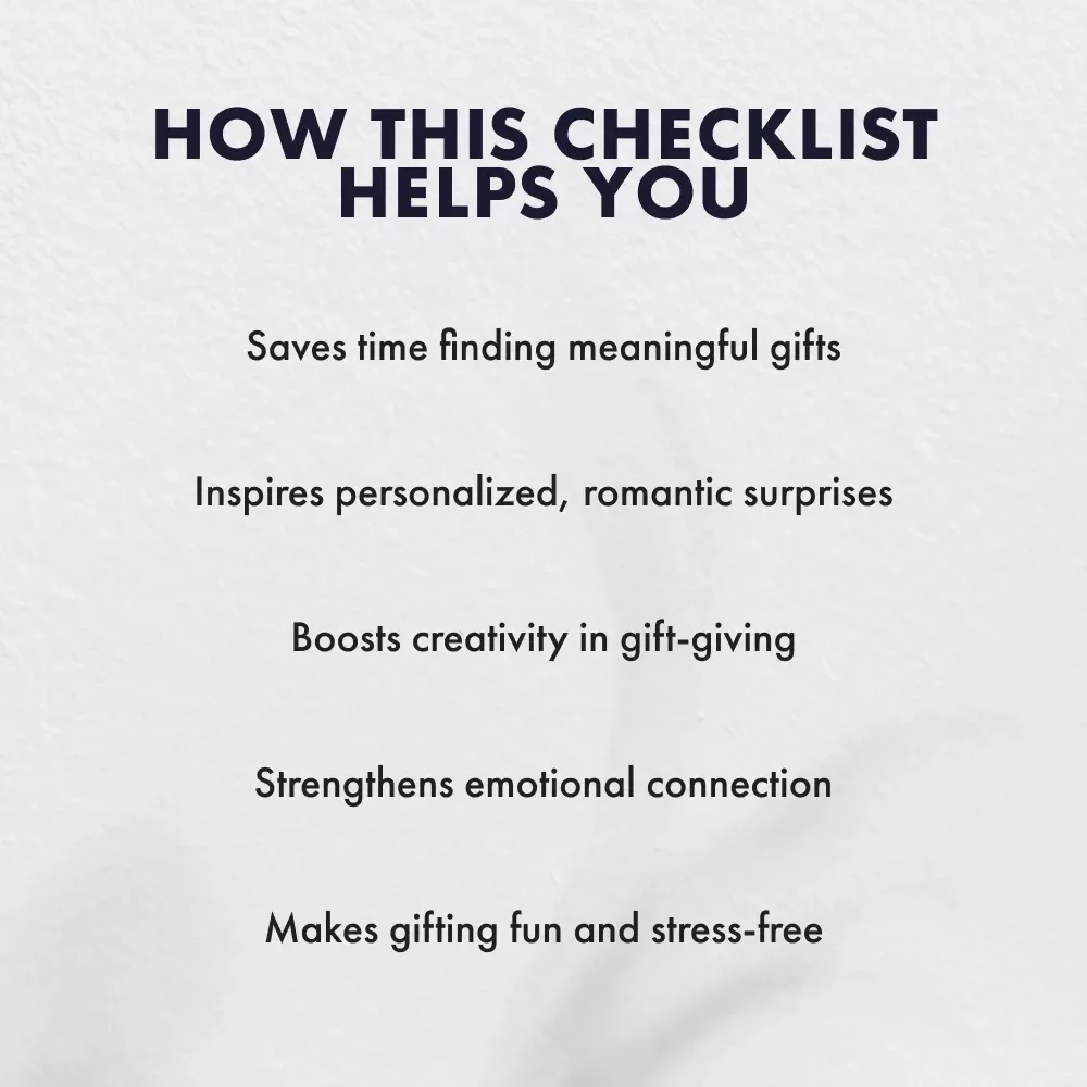 Gifts That Melt His Heart | Ultimate Checklist for Gift Ideas for Boyfriend | Romantic, Thoughtful & Personalized Digital Download