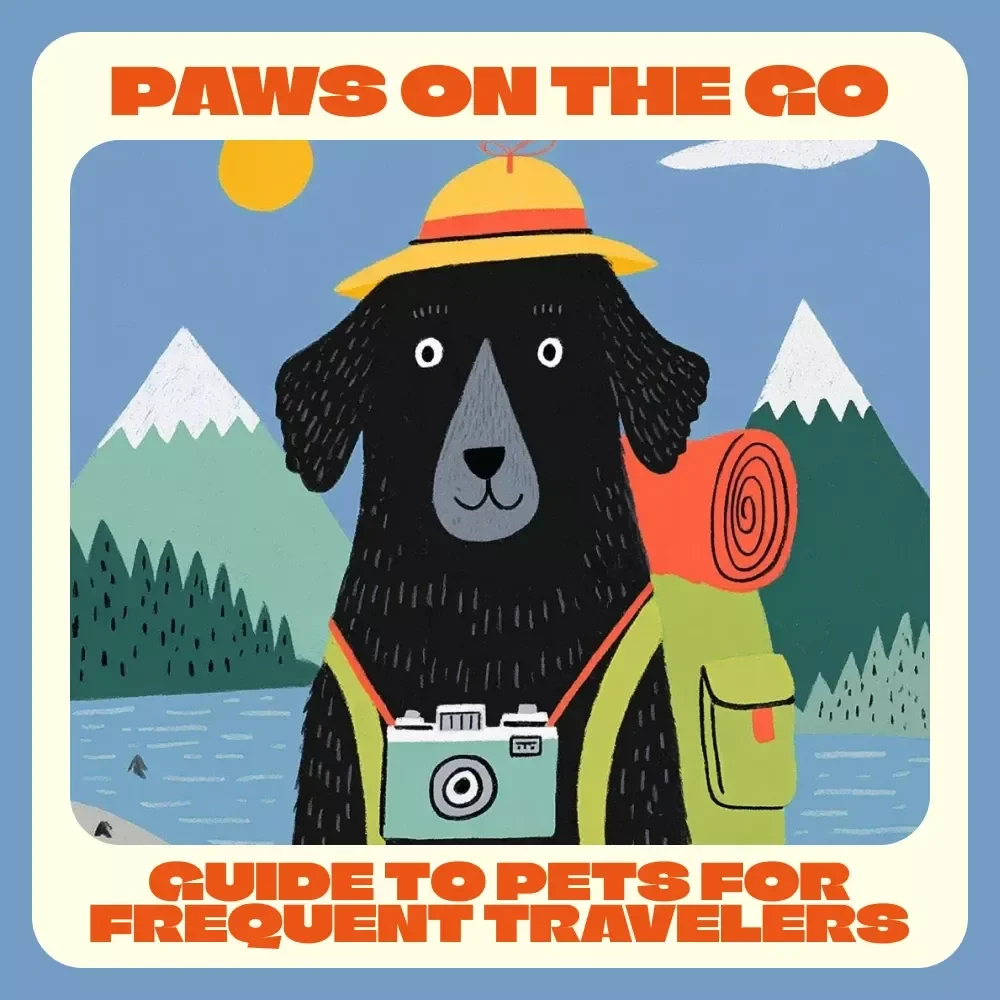 Paws on the Go: The Guide to Pets for Frequent Travelers | Digital eBook for Jetsetters, Nomads & Busy Professionals | Discover the Best Pets for People Who Travel a Lot