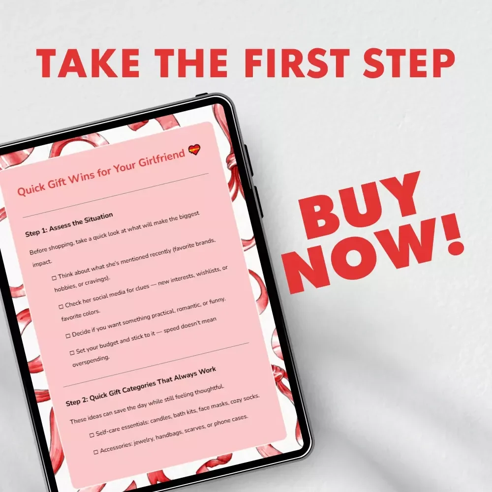 Quick Gift Wins for Your Girlfriend | Instant Checklist for What to Buy Girlfriend Quickly | Digital Download Gift Guide for Last-Minute Ideas