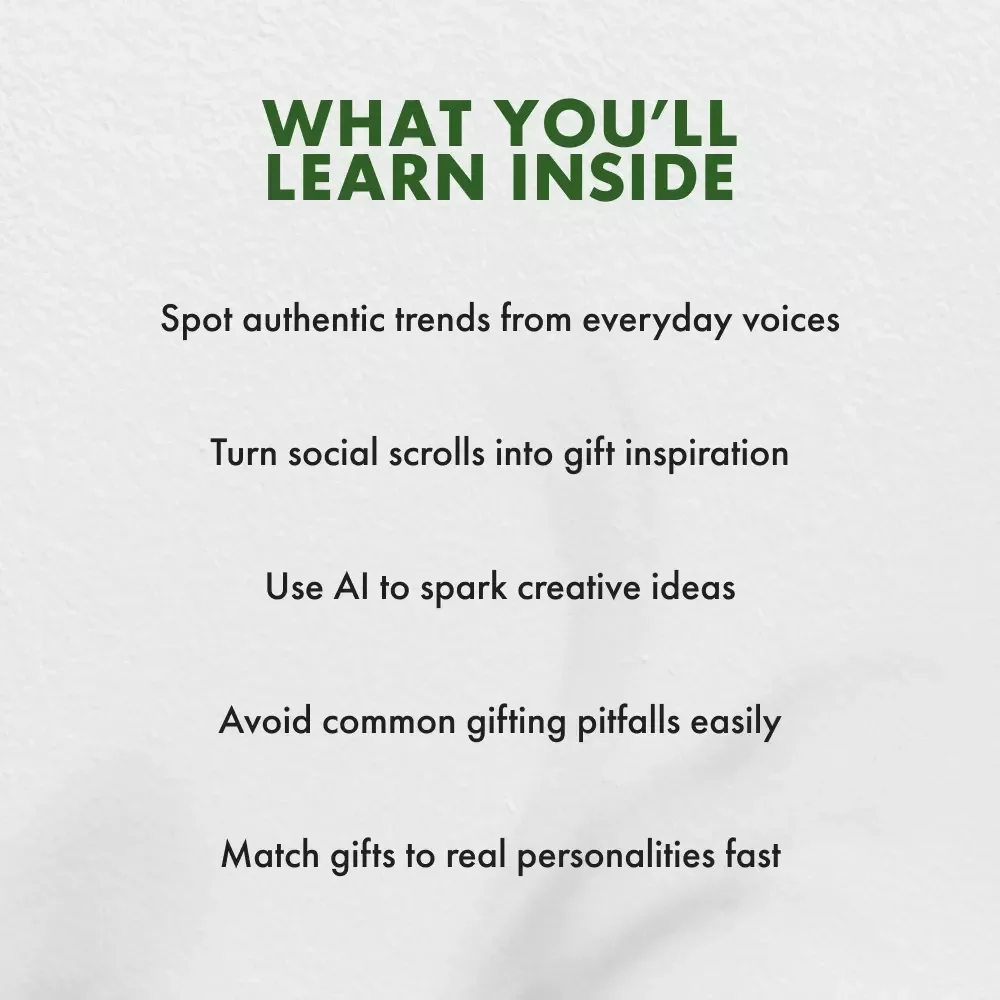 Finding Gift Ideas in User-Generated Content | Digital Guide for Gift Discovery | Learn what to look for in user-generated content to discover gift ideas, analyze trends, and turn insights into perfect presents