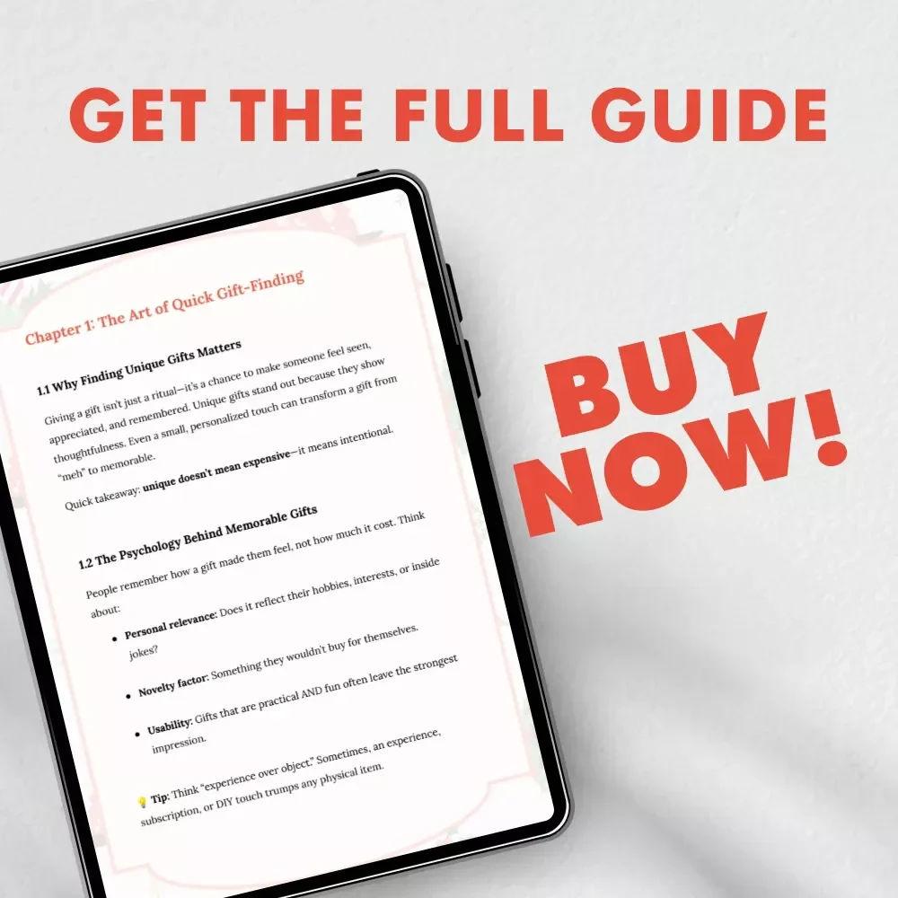 How to Find Unique Presents Fast Without the Stress | Instant Digital Guide for Effortless, Thoughtful Gift-Giving | Learn How to Find Unique Gifts Quickly for Any Occasion