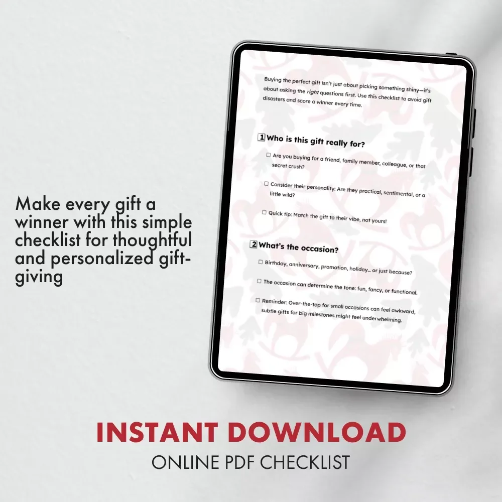 The “What to Ask Before Buying a Gift” Checklist – Essential Guide to Perfect Gift Giving