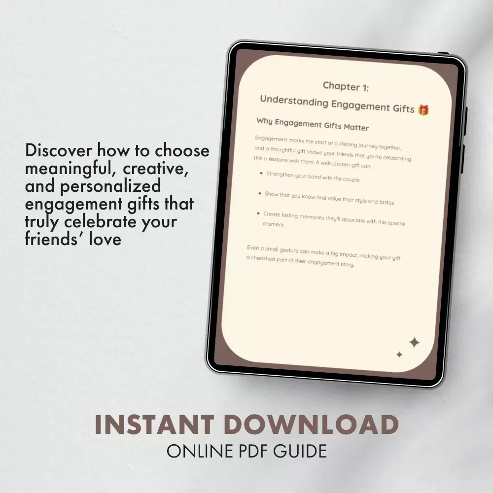 Smart & Thoughtful Engagement Gifts for Friends | Meaningful, Unique & AI-Powered Gift Ideas eBook for Couples, DIY & Personalized Engagement Gift Guide